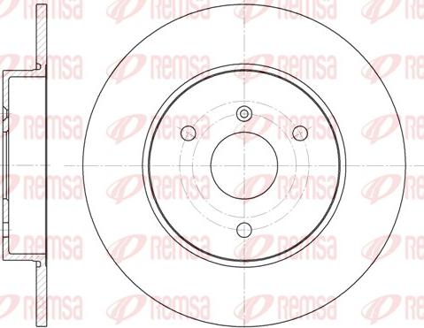 Remsa 6617.00 - Brake Disc autospares.lv