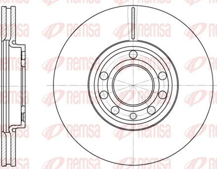 Remsa 6689.10 - Brake Disc autospares.lv