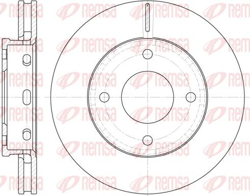 Remsa 6680.10 - Brake Disc autospares.lv