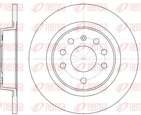 Remsa 6688.00 - Brake Disc autospares.lv