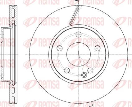 Remsa 6675.10 - Brake Disc autospares.lv