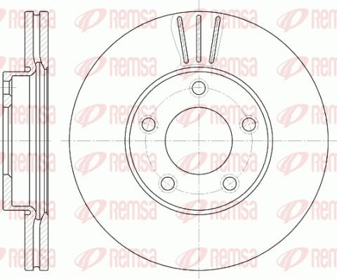 Remsa 6671.10 - Brake Disc autospares.lv