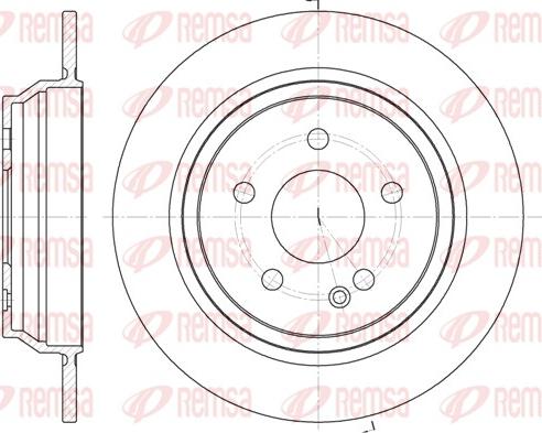 Remsa 6678.00 - Brake Disc autospares.lv