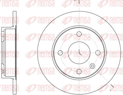 Remsa 6094.00 - Brake Disc autospares.lv