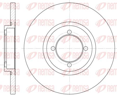 Remsa 6091.00 - Brake Disc autospares.lv