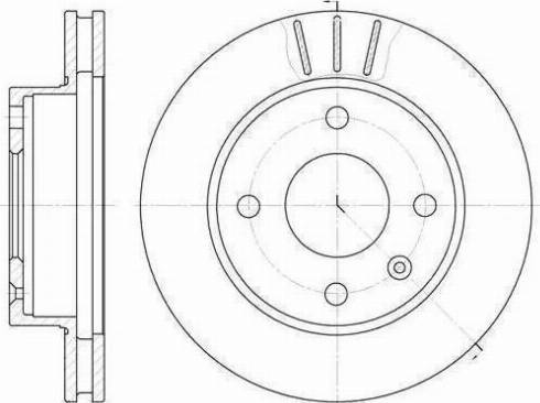 RIDER RD.3325.DF1649 - Brake Disc autospares.lv