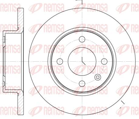 Remsa 6060.00 - Brake Disc autospares.lv