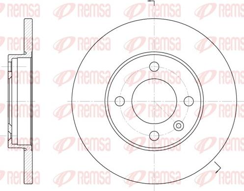 Remsa 6088.01 - Brake Disc autospares.lv