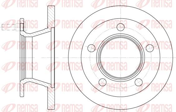 Remsa 6082.00 - Brake Disc autospares.lv