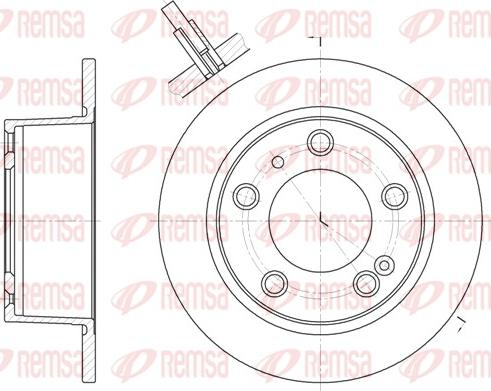 Remsa 6020.00 - Brake Disc autospares.lv