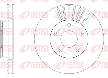 Remsa 61954.10 - Brake Disc autospares.lv