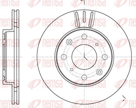 Remsa 61951.10 - Brake Disc autospares.lv