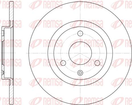 Remsa 6190.00 - Brake Disc autospares.lv