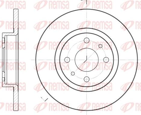 Remsa 6191.00 - Brake Disc autospares.lv