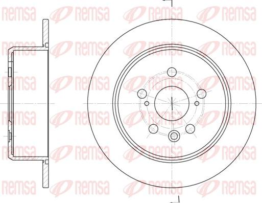 Remsa 61934.00 - Brake Disc autospares.lv