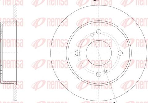 Remsa 61924.00 - Brake Disc autospares.lv