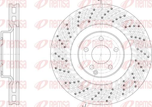 Remsa 61925.10 - Brake Disc autospares.lv