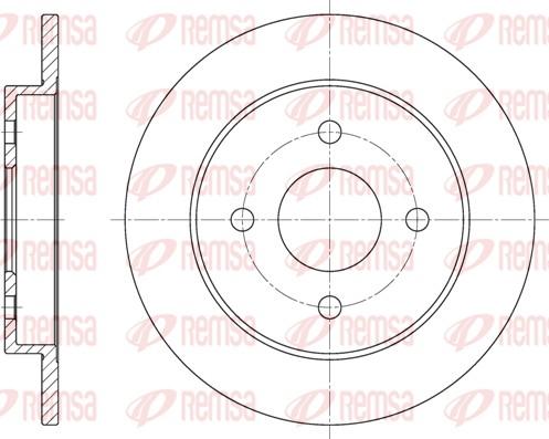 Remsa 61928.00 - Brake Disc autospares.lv