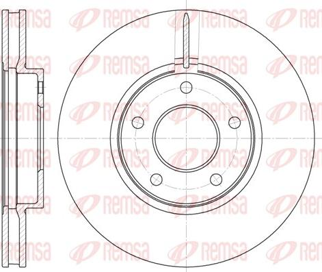 Remsa 61927.10 - Brake Disc autospares.lv