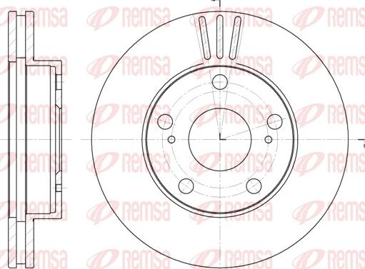 Remsa 61976.10 - Brake Disc autospares.lv