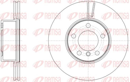 Remsa 61496.10 - Brake Disc autospares.lv