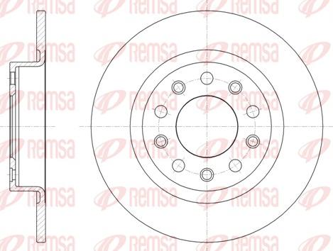 Remsa 61445.00 - Brake Disc autospares.lv