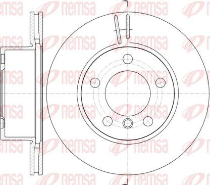 Remsa 61448.10 - Brake Disc autospares.lv