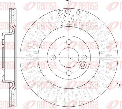 Remsa 61442.10 - Brake Disc autospares.lv