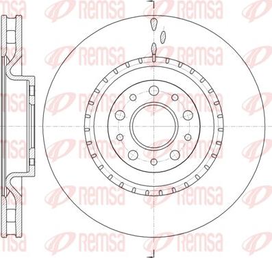 Remsa 61458.10 - Brake Disc autospares.lv