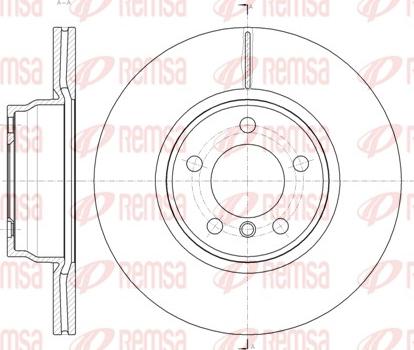 Remsa 61452.10 - Brake Disc autospares.lv