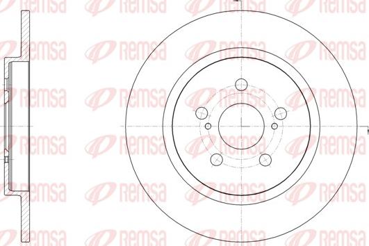 Remsa 61464.00 - Brake Disc autospares.lv