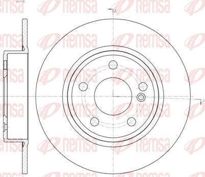 Remsa 61465.00 - Brake Disc autospares.lv