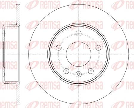 Remsa 61468.00 - Brake Disc autospares.lv