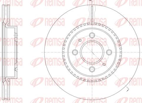 Remsa 61463.10 - Brake Disc autospares.lv