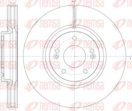 Remsa 61462.10 - Brake Disc autospares.lv