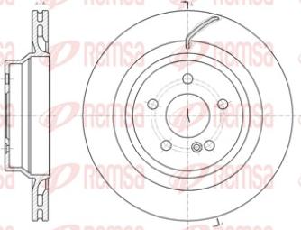 Remsa 61404.10 - Brake Disc autospares.lv