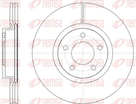 Remsa 61403.10 - Brake Disc autospares.lv