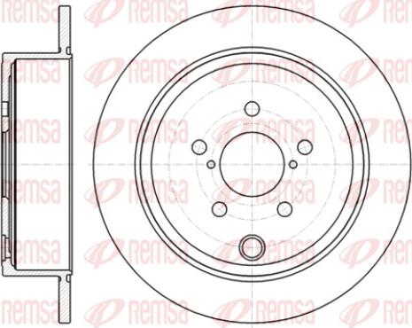 Remsa 61415.00 - Brake Disc autospares.lv