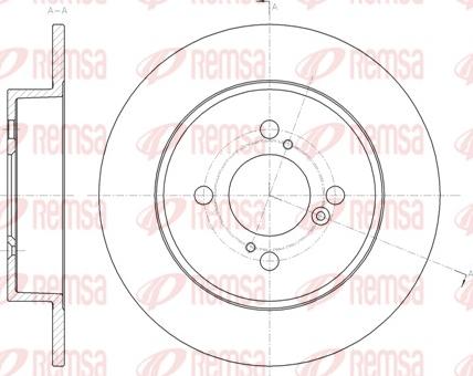 Remsa 61483.00 - Brake Disc autospares.lv