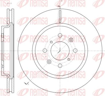 Remsa 61482.10 - Brake Disc autospares.lv