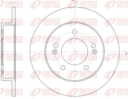 Remsa 61432.00 - Brake Disc autospares.lv