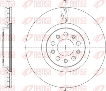 Remsa 61429.10 - Brake Disc autospares.lv