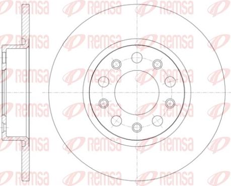 Remsa 61426.00 - Brake Disc autospares.lv