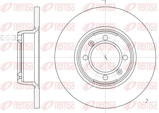 Remsa 6142.00 - Brake Disc autospares.lv