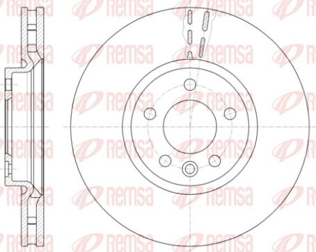 Remsa 61420.10 - Brake Disc autospares.lv