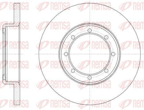 Remsa 61476.00 - Brake Disc autospares.lv