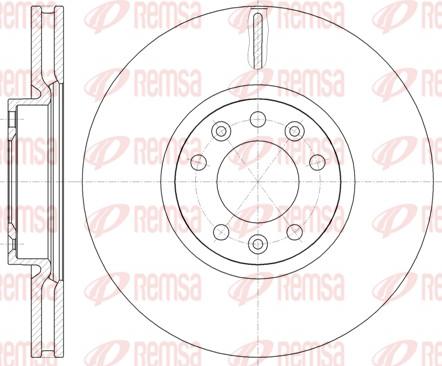 Remsa 61472.10 - Brake Disc autospares.lv