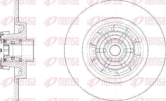 Remsa 61591.20 - Brake Disc autospares.lv