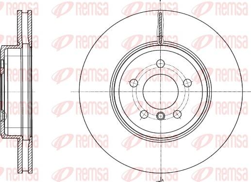 Remsa 61549.10 - Brake Disc autospares.lv