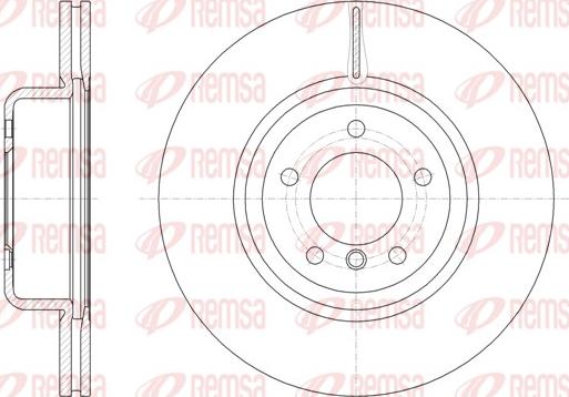 Remsa 61544.10 - Brake Disc autospares.lv